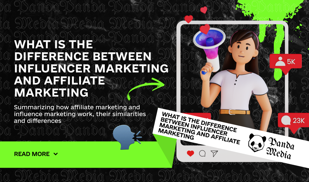 What is the difference between influencer marketing and affiliate marketing