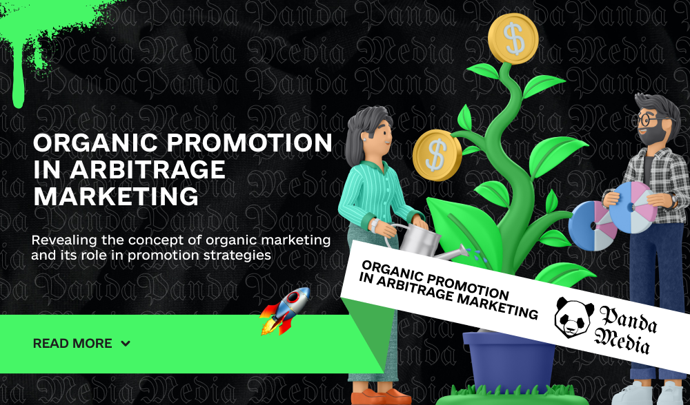 Organic promotion in arbitrage marketing