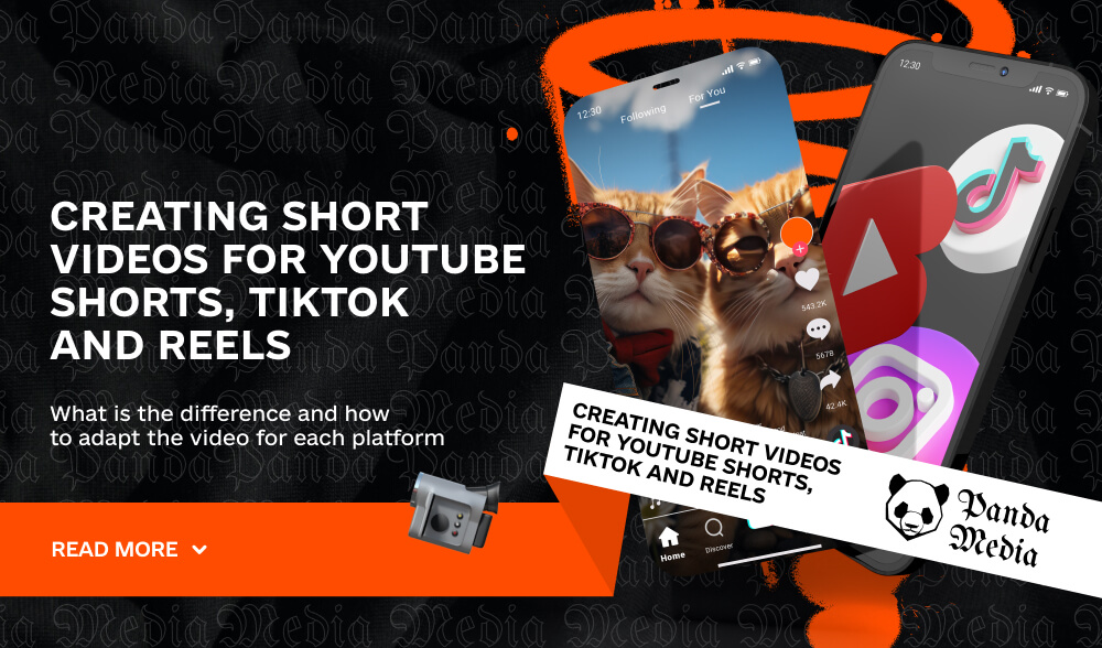Creating short videos for YouTube Shorts, TikTok and Reels