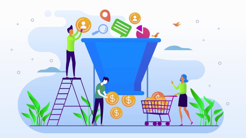 Setting up a sales funnel