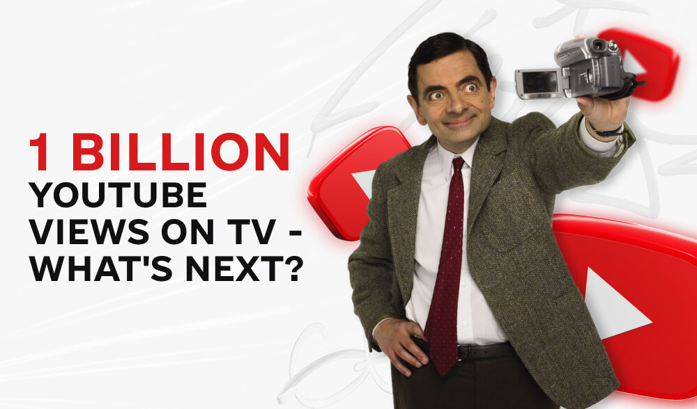 Back on the big screen: for the first time, YouTube views on TV exceeded those on gadgets