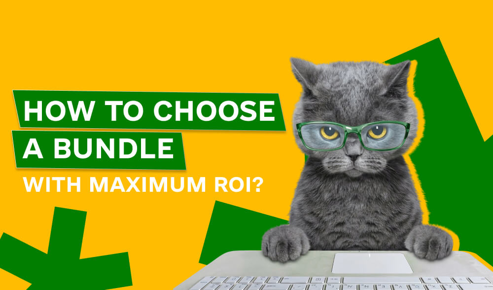 How to choose a bundle with maximum ROI: data analytics and hypothesis testing