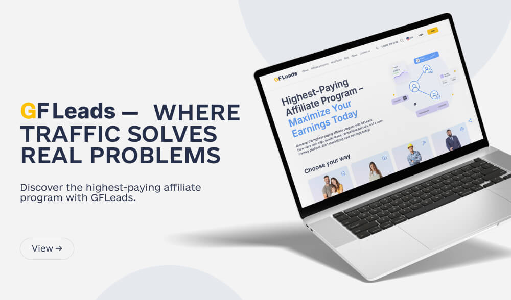 GFLeads: an affiliate program that uses traffic to help solve real problems of homeowners in the US