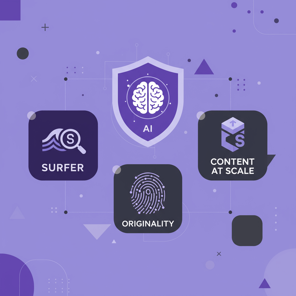 TOP-3 best tools for checking the quality of AI content: Surfer, Originality, Content at Scale