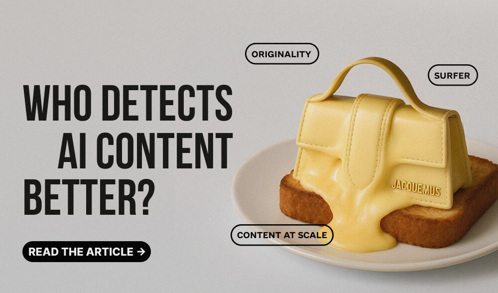 TOP-3 best tools for checking the quality of AI content: Surfer, Originality, Content at Scale