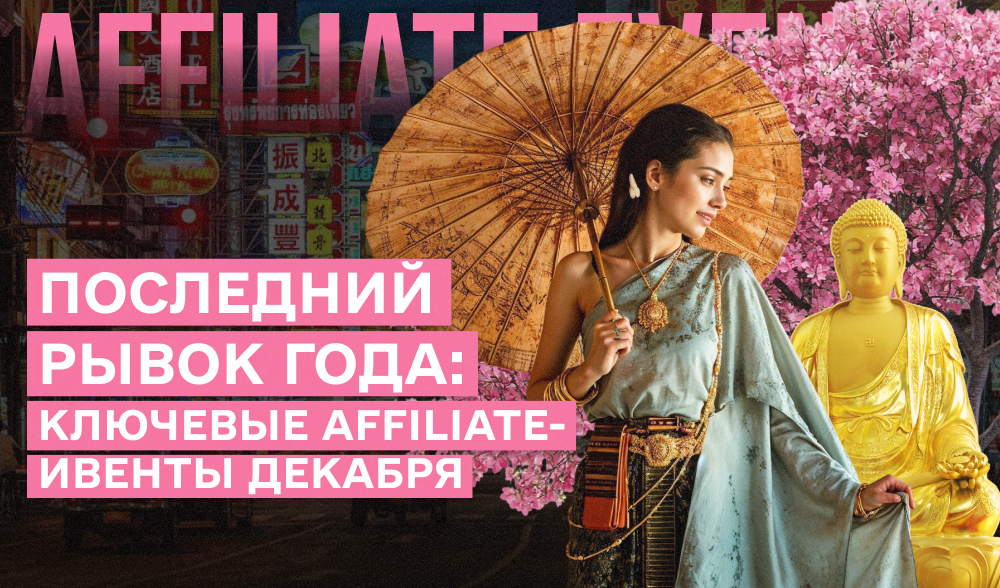 ТОП афилейт событий декабря 2025 года: что не пропустить