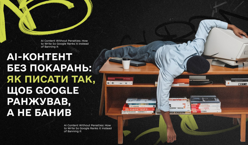 AI-контент без покарань: як писати так, щоб Google ранжував, а не банив