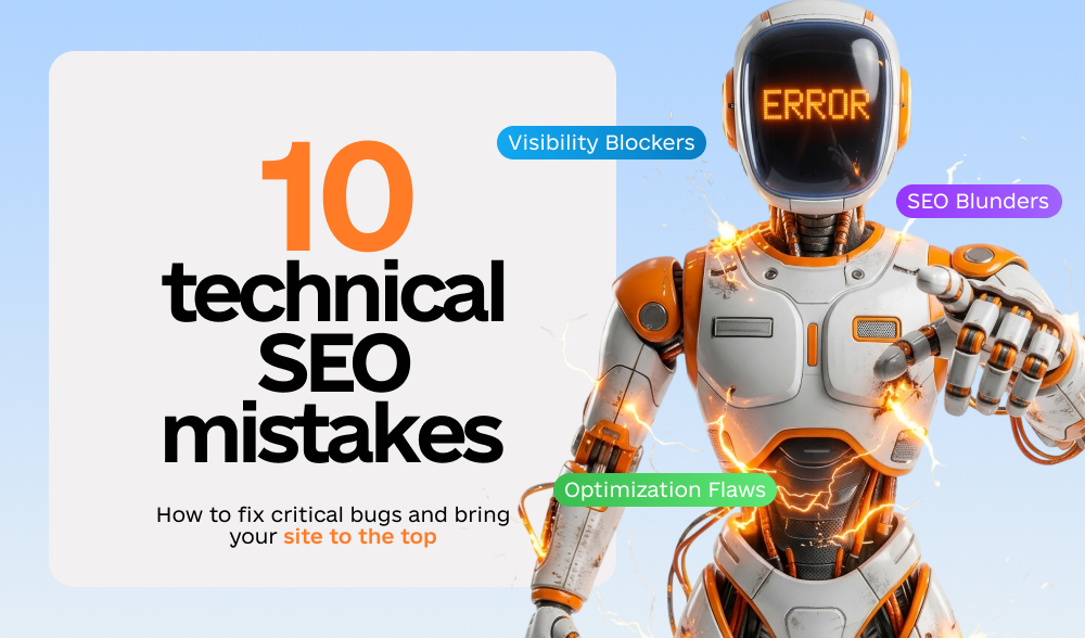 Why Your Traffic Isn’t Growing: 10 Technical Mistakes That Kill SEO