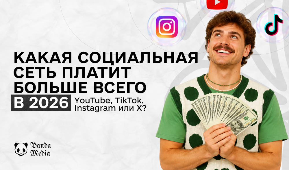 Какая социальная сеть платит больше всего в 2026 году: YouTube, TikTok, Instagram или X?